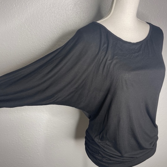 Black Blouse round neck casual wear - Picture 3 of 7